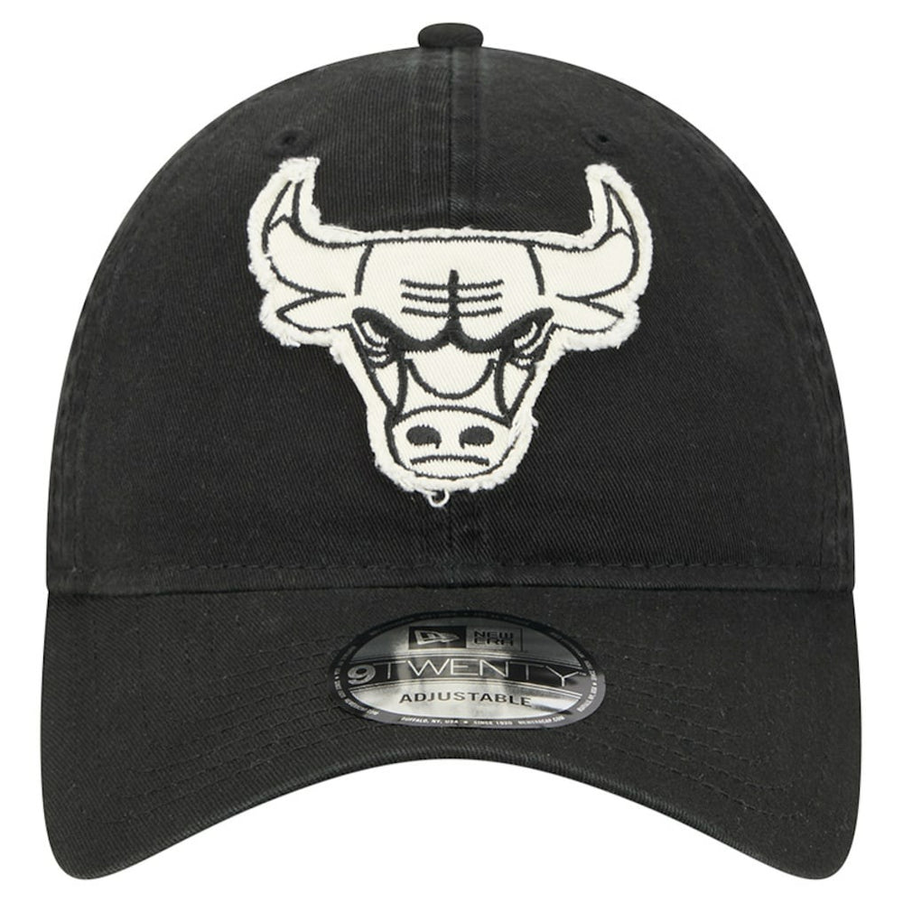 Chicago Bulls Stamp Fabric Applique 9TWENTY Adjustable Hat New