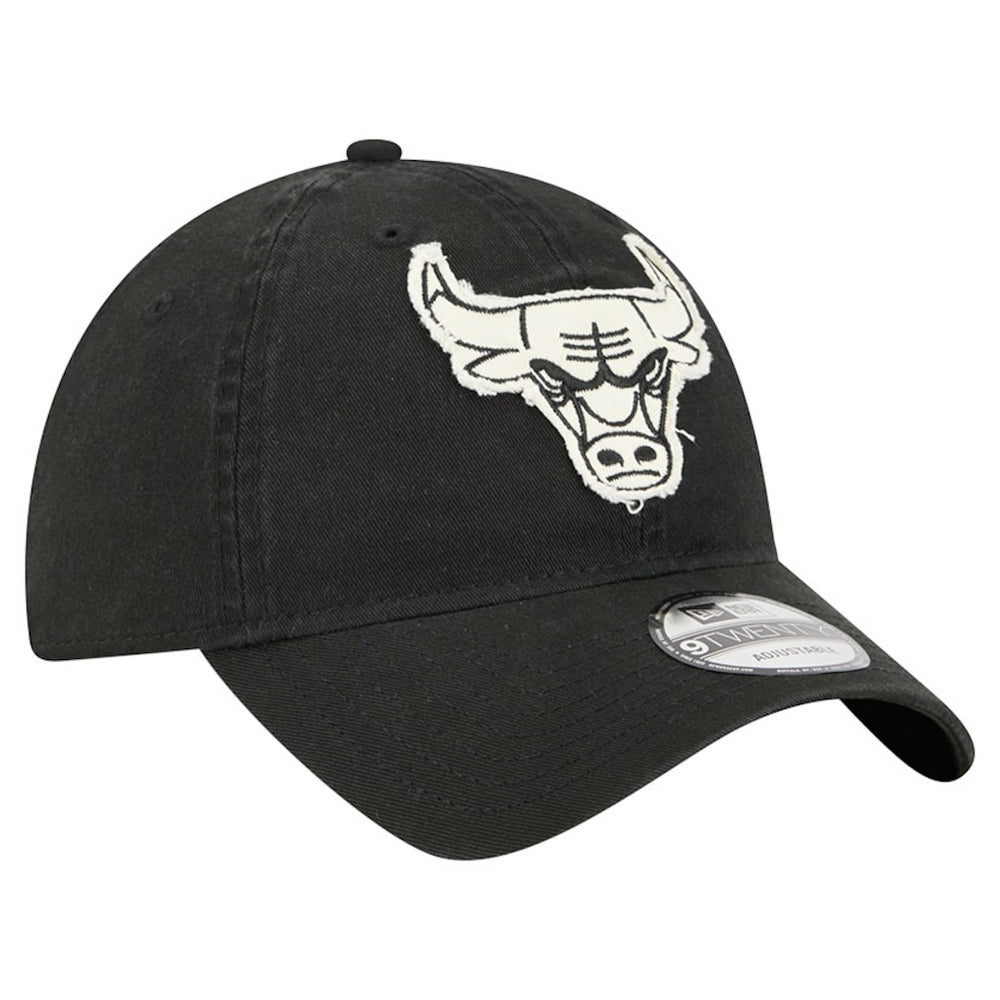 Chicago Bulls Stamp Fabric Applique 9TWENTY Adjustable Hat New