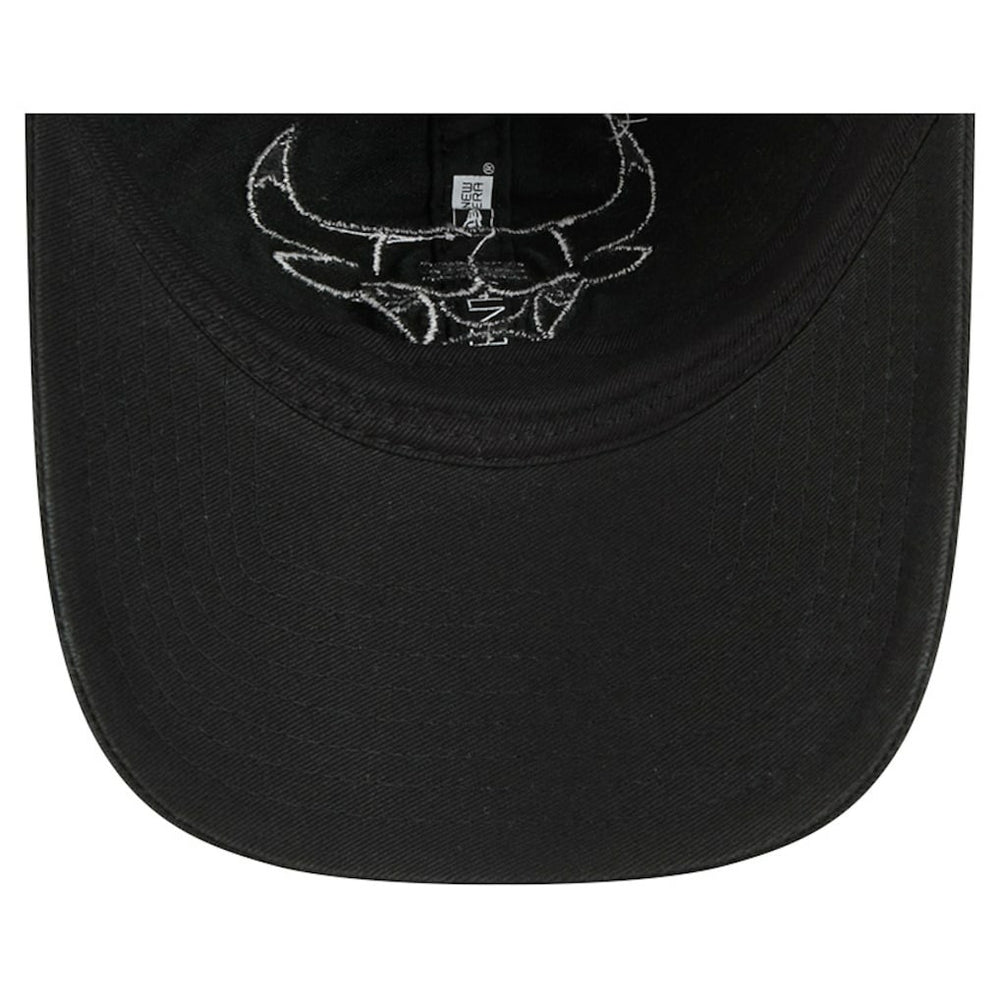Chicago Bulls Stamp Fabric Applique 9TWENTY Adjustable Hat New