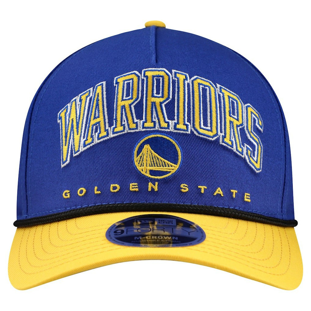 Golden State Warriors Bold Arch COOLERA 9FORTY A-Frame M-Crown Adjustable Hat sale Online