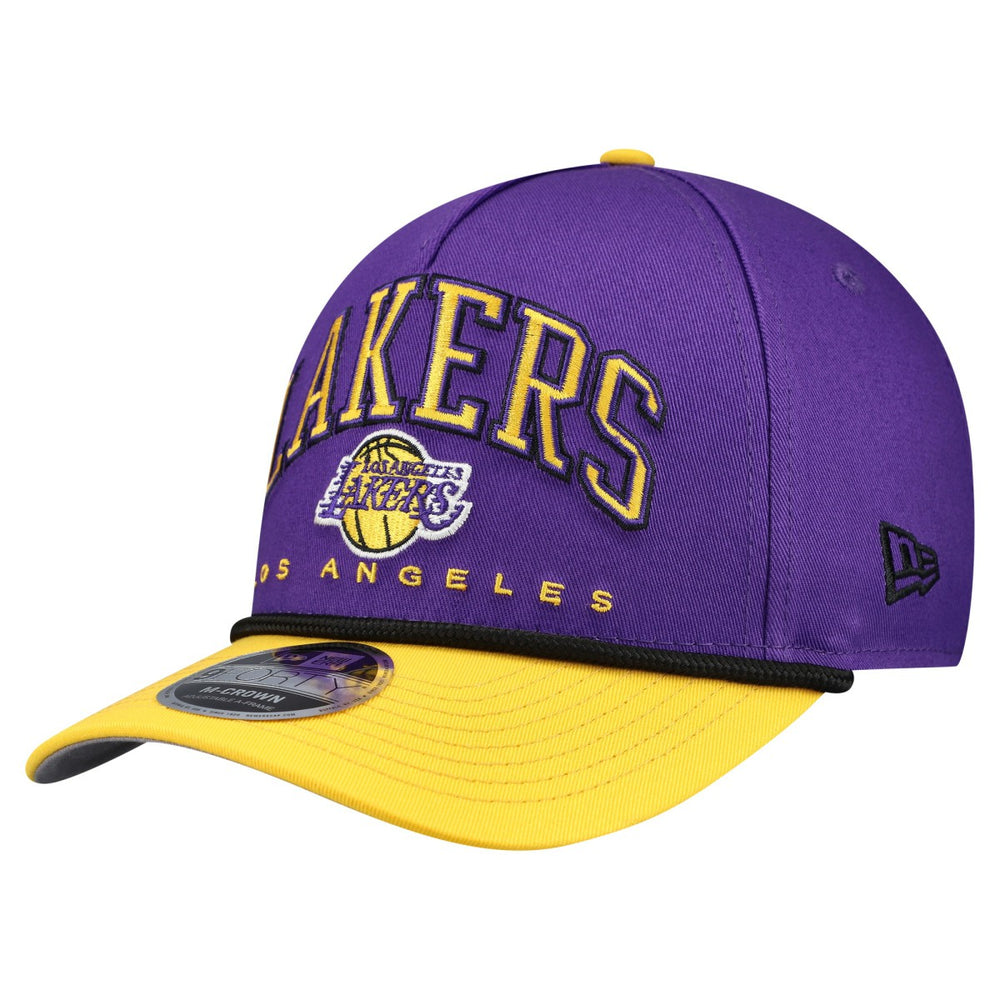 Los Angeles Lakers Bold Arch COOLERA 9FORTY A-Frame M-Crown Adjustable Hat Discount