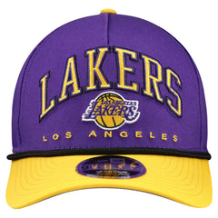 Los Angeles Lakers Bold Arch COOLERA 9FORTY A-Frame M-Crown Adjustable Hat Discount