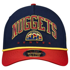 Denver Nuggets Bold Arch COOLERA 9FORTY A-Frame M-Crown Adjustable Hat sale Online