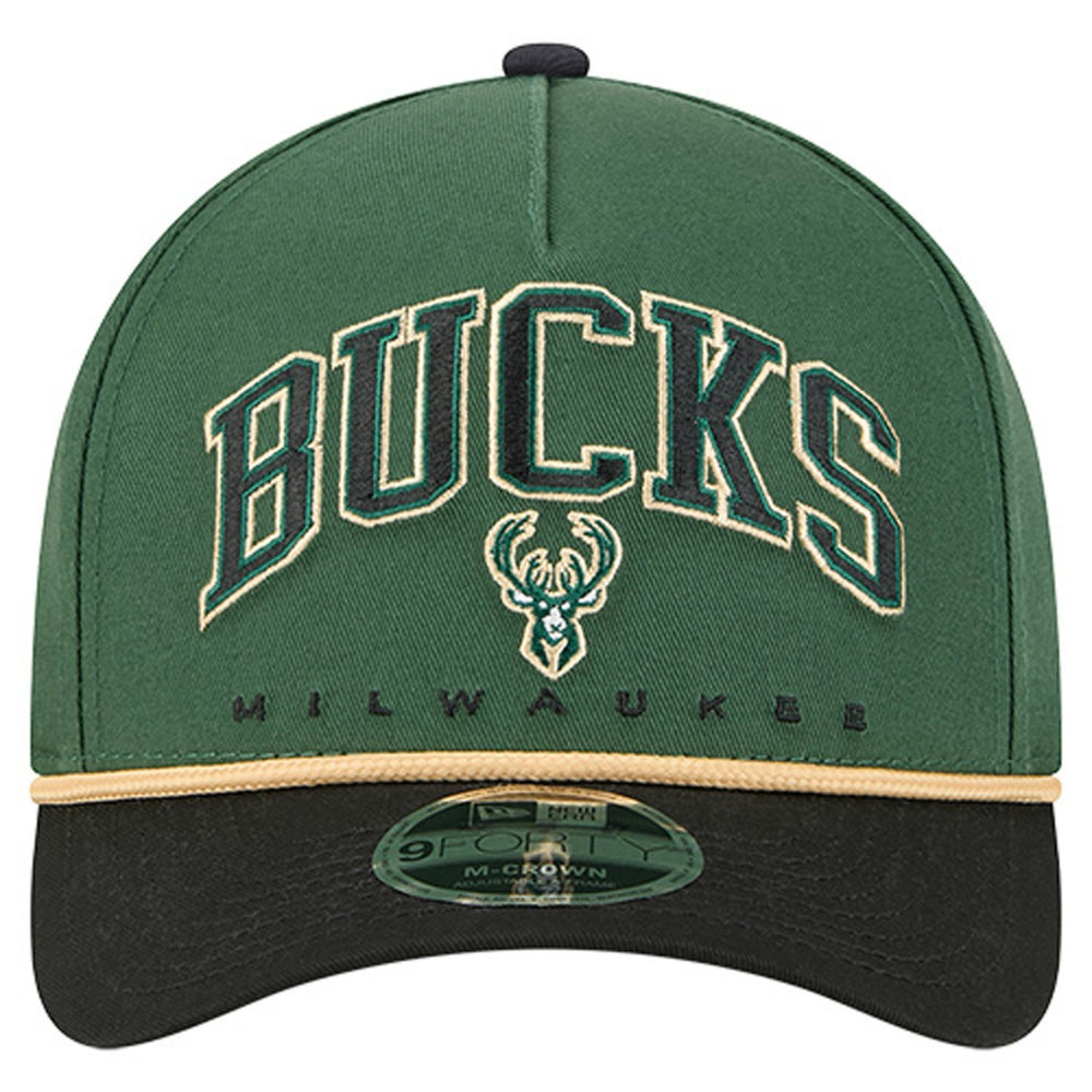 Milwaukee Bucks Bold Arch COOLERA 9FORTY A-Frame M-Crown Adjustable Hat Online