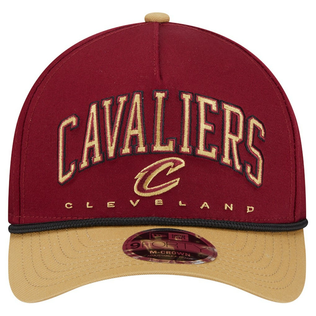 Cleveland Cavaliers Bold Arch COOLERA 9FORTY A-Frame M-Crown Adjustable Hat sale Outlet