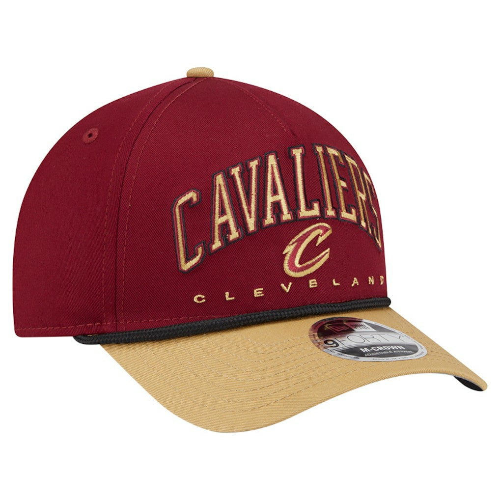 Cleveland Cavaliers Bold Arch COOLERA 9FORTY A-Frame M-Crown Adjustable Hat sale Outlet