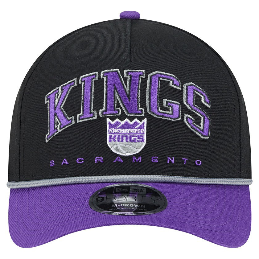 Sacramento Kings Bold Arch COOLERA 9FORTY A-Frame M-Crown Adjustable Hat For Sale