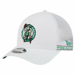 Boston Celtics Featherweight Team Tape 9FORTY M-Crown A-Frame Adjustable Hat New