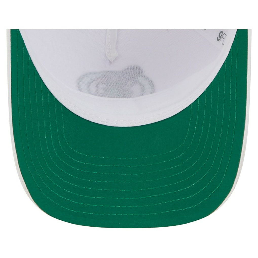 Boston Celtics Featherweight Team Tape 9FORTY M-Crown A-Frame Adjustable Hat New