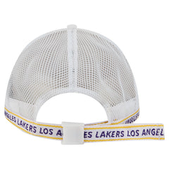Los Angeles Lakers Featherweight Team Tape 9FORTY M-Crown A-Frame Adjustable Hat Online