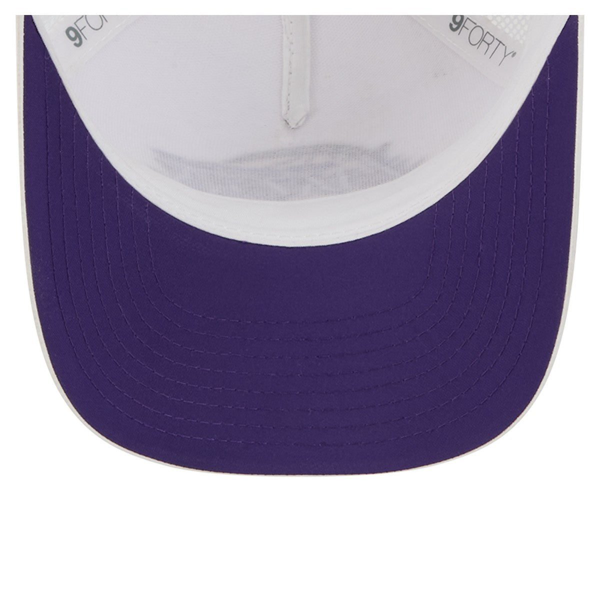 Los Angeles Lakers Featherweight Team Tape 9FORTY M-Crown A-Frame Adjustable Hat Online