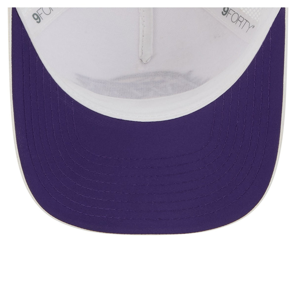 Los Angeles Lakers Featherweight Team Tape 9FORTY M-Crown A-Frame Adjustable Hat Online