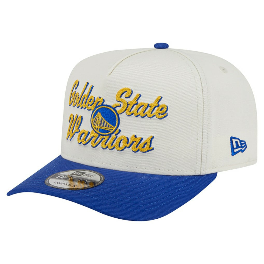 Golden State Warriors Chainstitch 9FIFTY A-Frame Snapback Hat sale Outlet