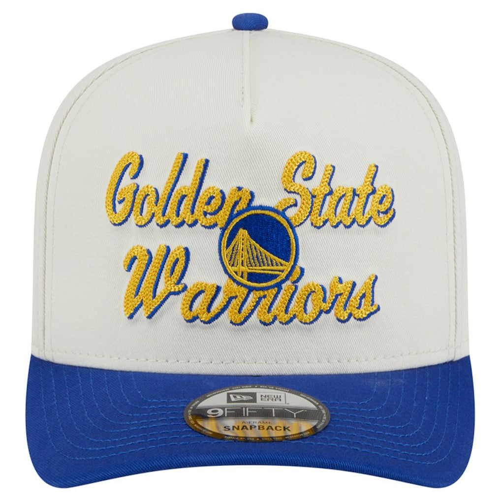 Golden State Warriors Chainstitch 9FIFTY A-Frame Snapback Hat sale Outlet