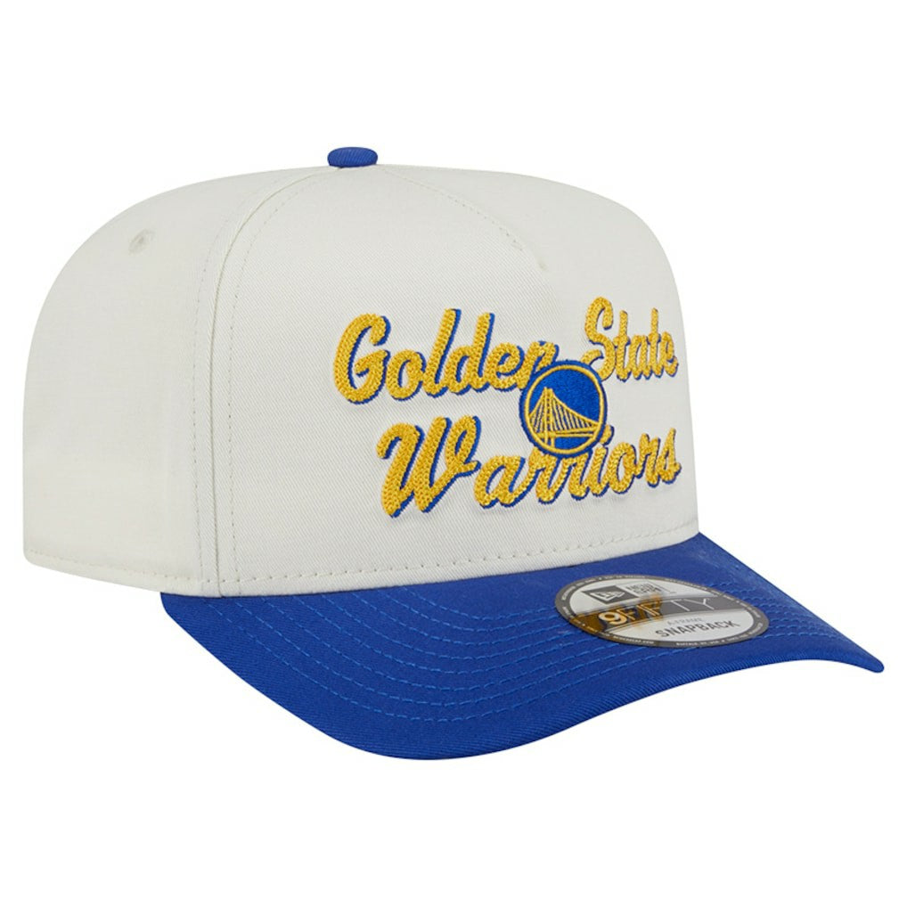 Golden State Warriors Chainstitch 9FIFTY A-Frame Snapback Hat sale Outlet