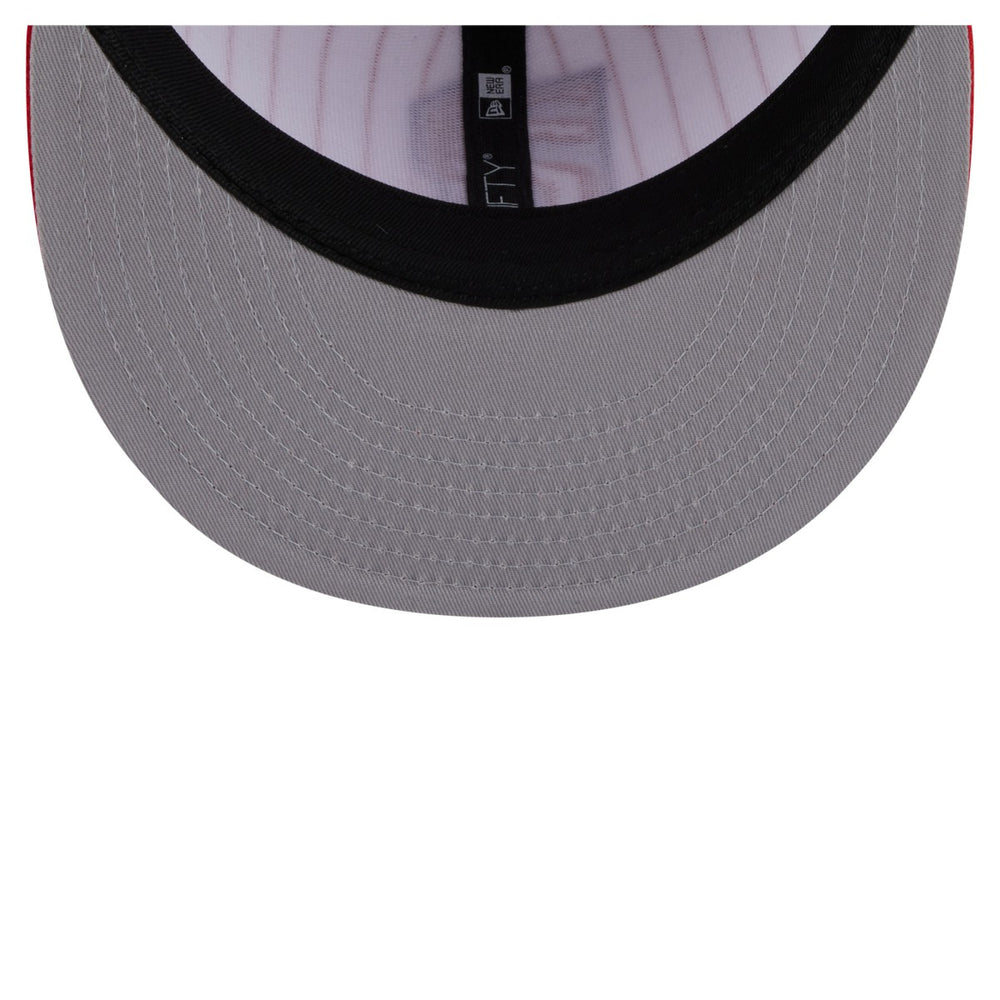 Toronto Raptors Deceptor Pinstripe 9FIFTY Snapback Hat Discount