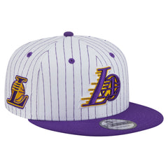 Los Angeles Lakers Deceptor Pinstripe 9FIFTY Snapback Hat For Sale