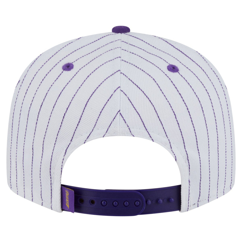 Los Angeles Lakers Deceptor Pinstripe 9FIFTY Snapback Hat For Sale