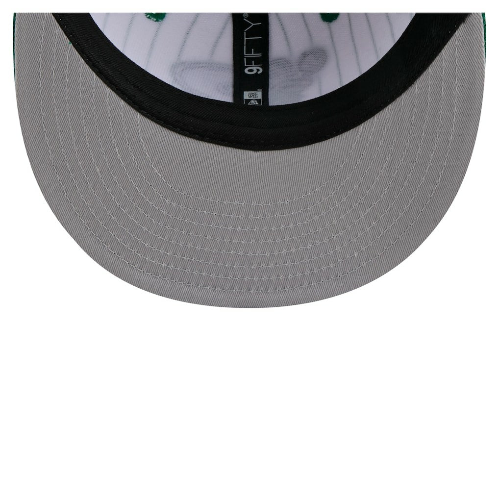 Boston Celtics Deceptor Pinstripe 9FIFTY Snapback Hat Online