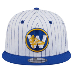 Golden State Warriors Deceptor Pinstripe 9FIFTY Snapback Hat sale Discount