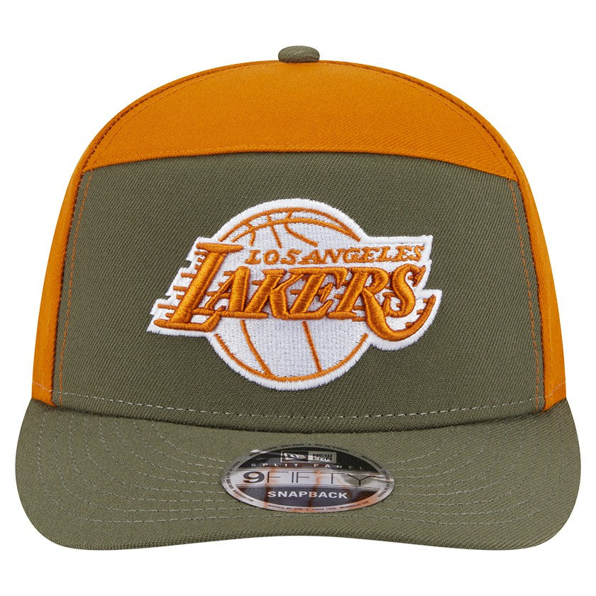 Los Angeles Lakers Two-Tone Color Pack Split Panel 9FIFTY Adjustable Hat On Sale