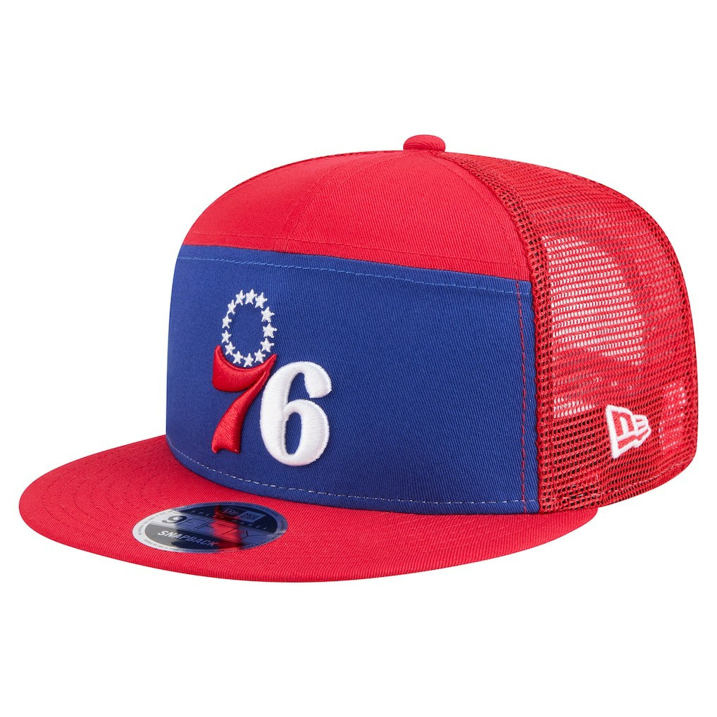 Philadelphia 76ers Outdoor Split Panel 9FIFTY Snapback Hat Discount