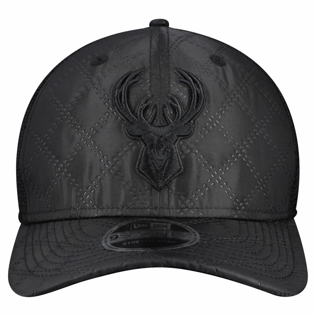 Milwaukee Bucks Quilted 9SEVENTY Trucker Adjustable Hat Outlet