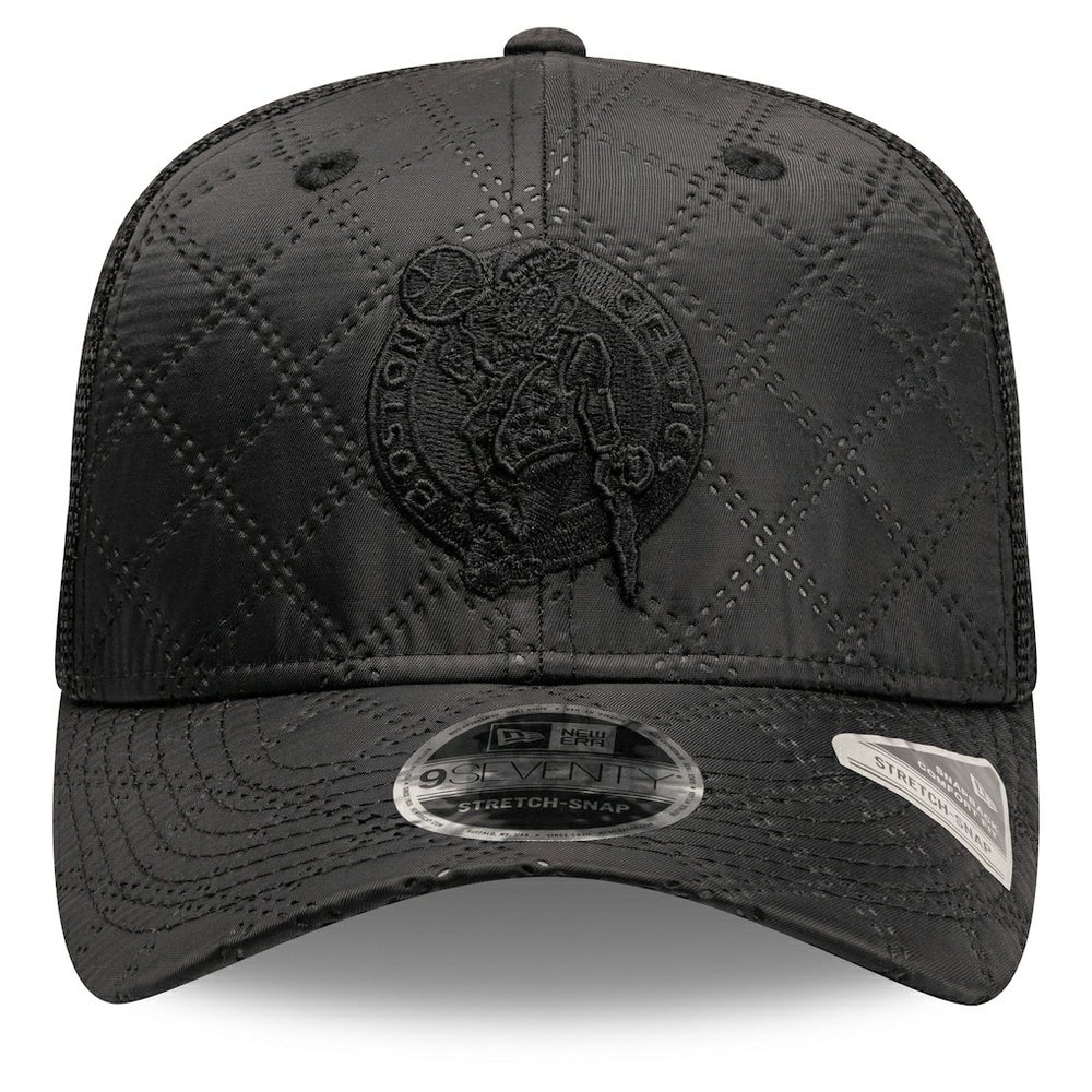 Boston Celtics Quilted 9SEVENTY Trucker Adjustable Hat For Sale