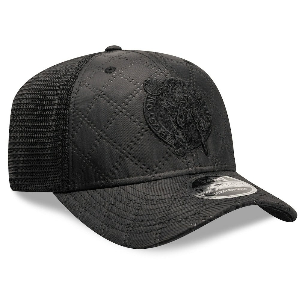 Boston Celtics Quilted 9SEVENTY Trucker Adjustable Hat For Sale