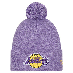 Los Angeles Lakers Marled Cuffed Knit Hat with Pom Discount