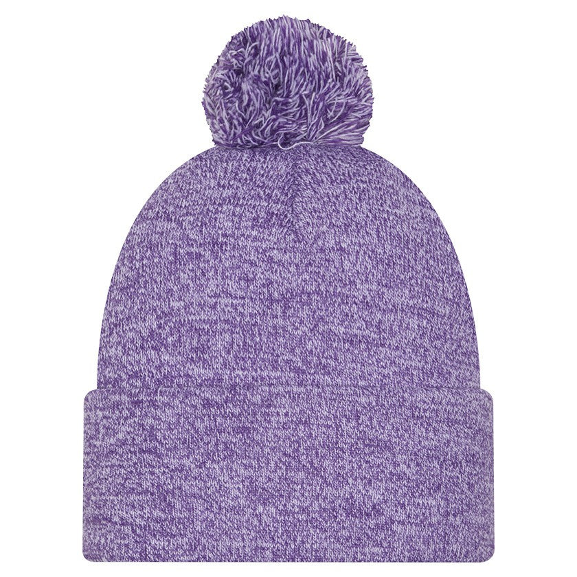Los Angeles Lakers Marled Cuffed Knit Hat with Pom Discount