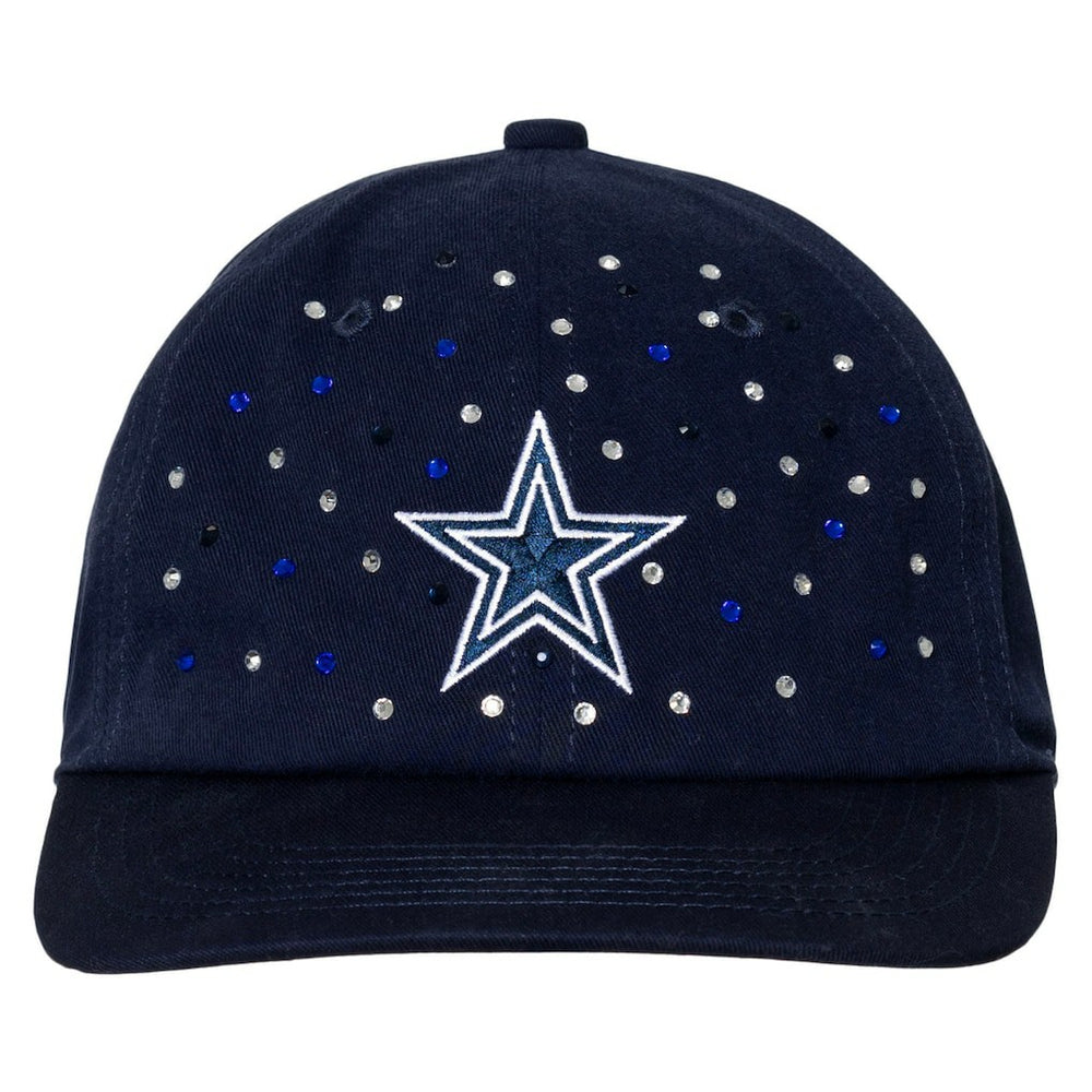 Dallas Cowboys  The Wild Collective Women's Jeweled Adjustable Hat