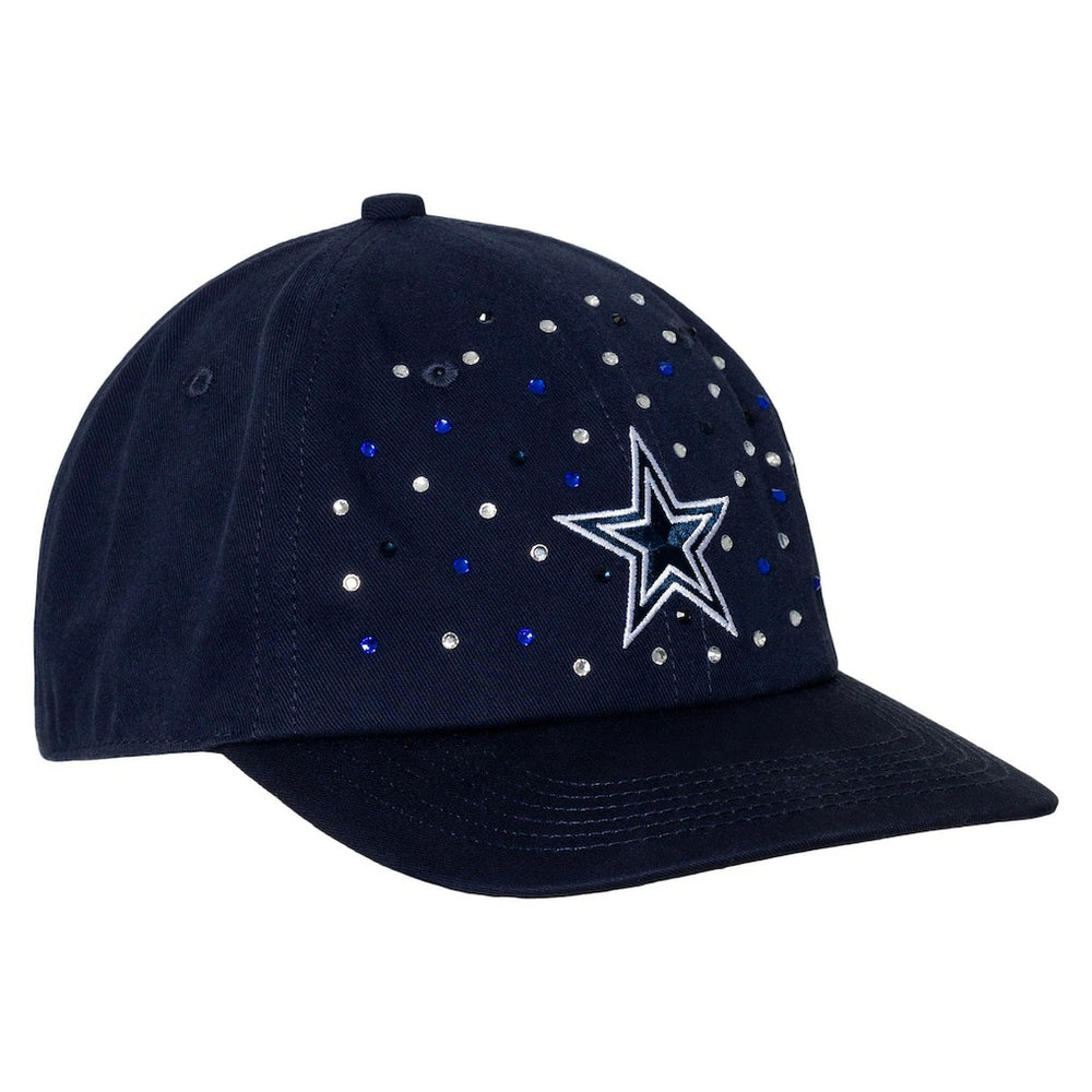 Dallas Cowboys  The Wild Collective Women's Jeweled Adjustable Hat