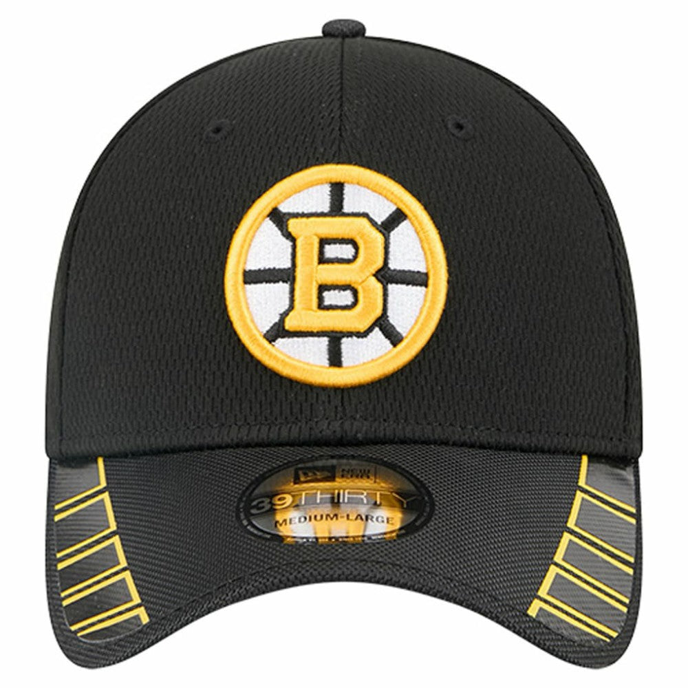 Boston Bruins New Era Visor Hit 39THIRTY Flex Hat Outlet