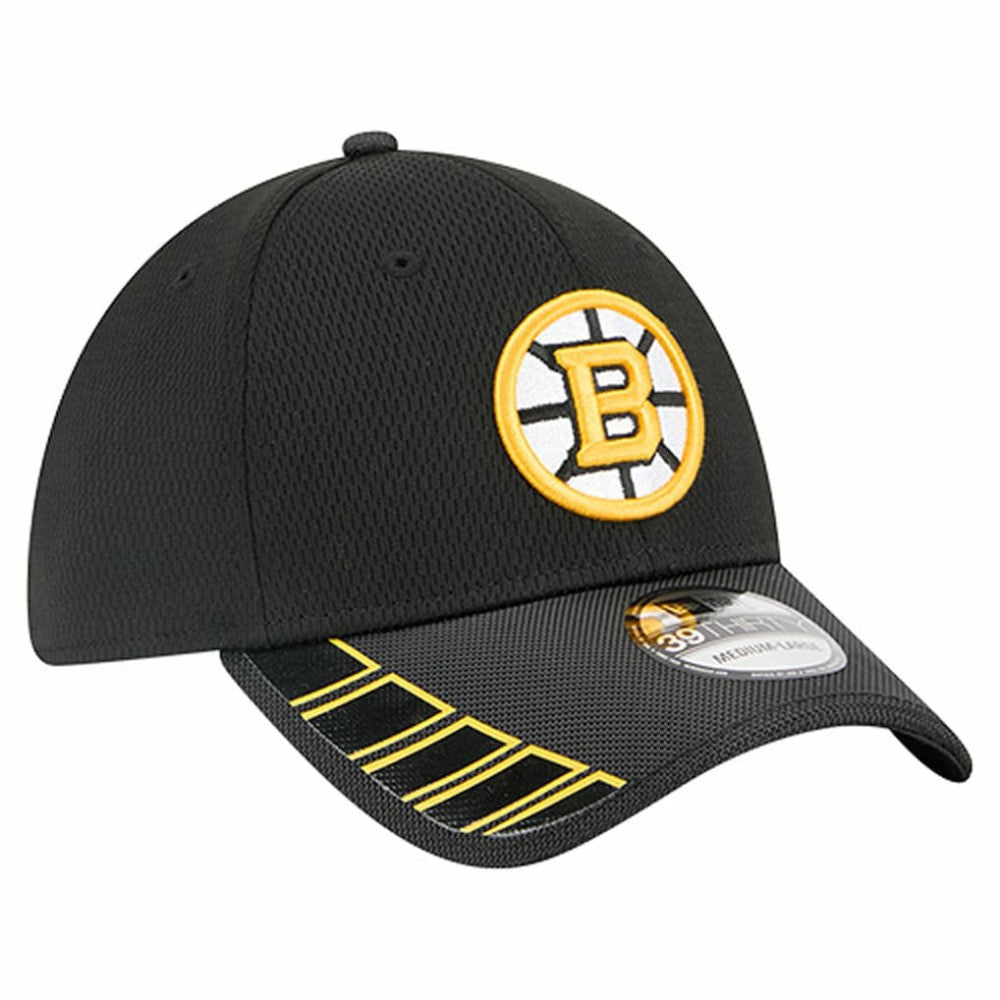 Boston Bruins New Era Visor Hit 39THIRTY Flex Hat Outlet