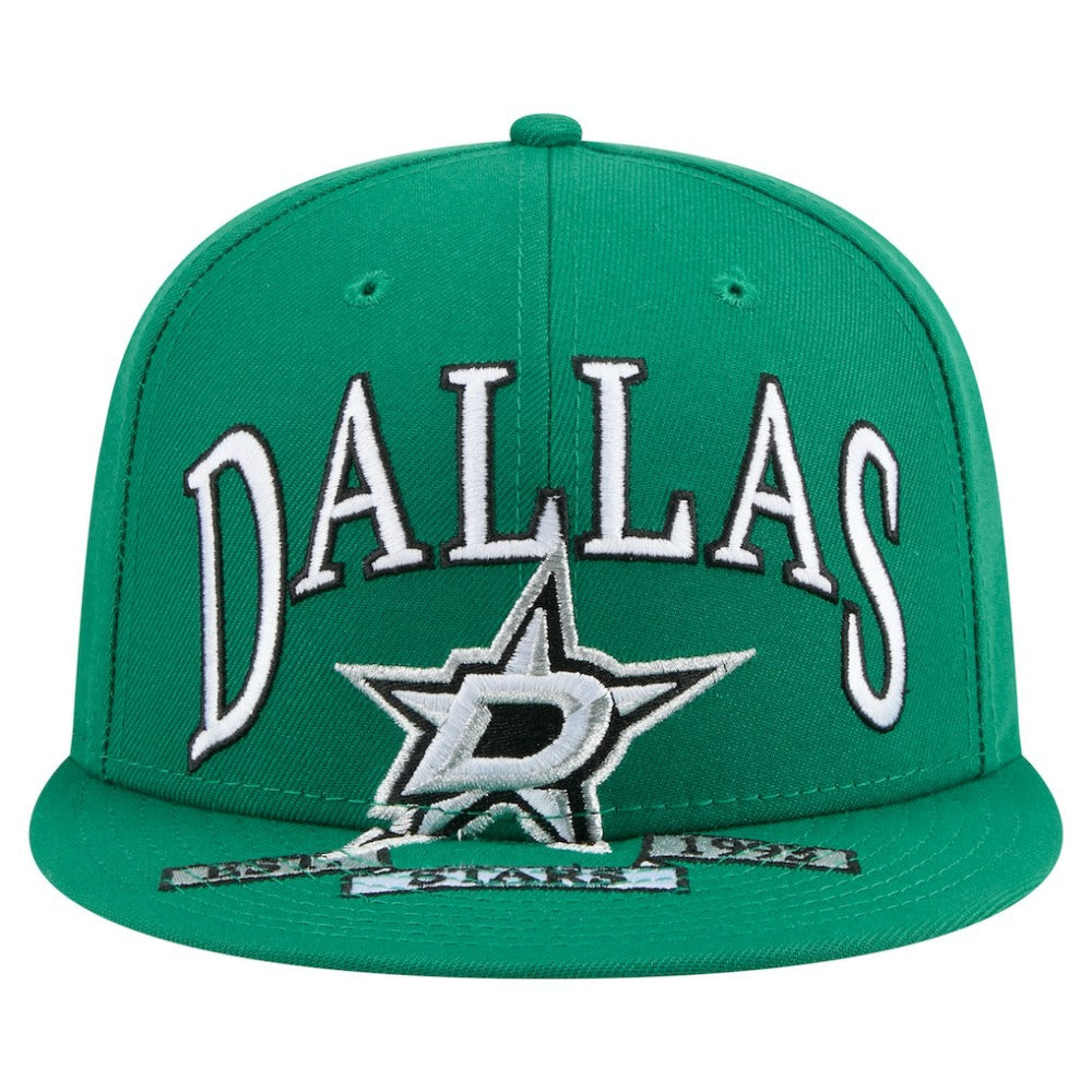 Dallas Stars New Era Oversized Vintage Arch 59Fifty Fitted Hat On Sale