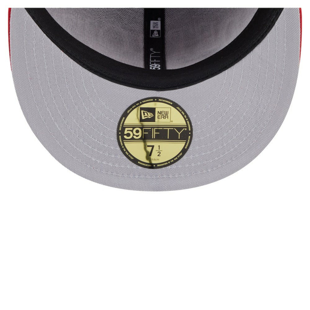 Detroit Red Wings New Era Oversized Vintage Arch 59Fifty Fitted Hat Discount