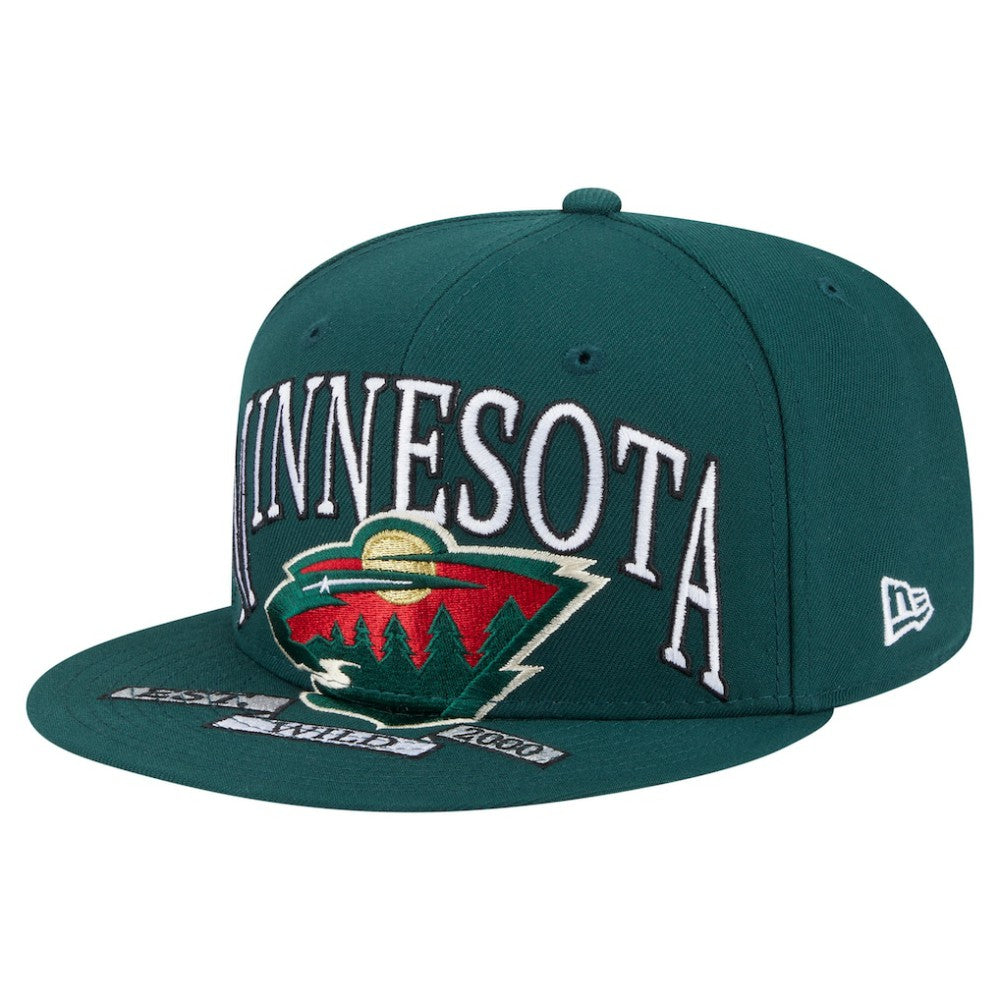Minnesota Wild New Era Oversized Vintage Arch 59Fifty Fitted Hat Outlet