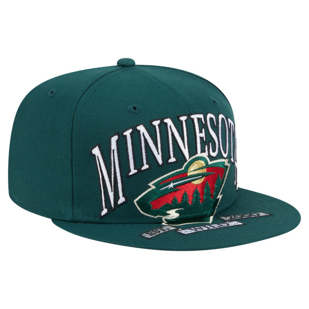 Minnesota Wild New Era Oversized Vintage Arch 59Fifty Fitted Hat Outlet