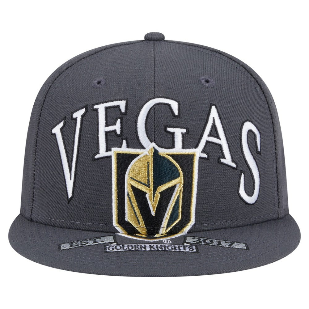 Vegas Golden Knights New Era Oversized Vintage Arch 59Fifty Fitted Hat Online