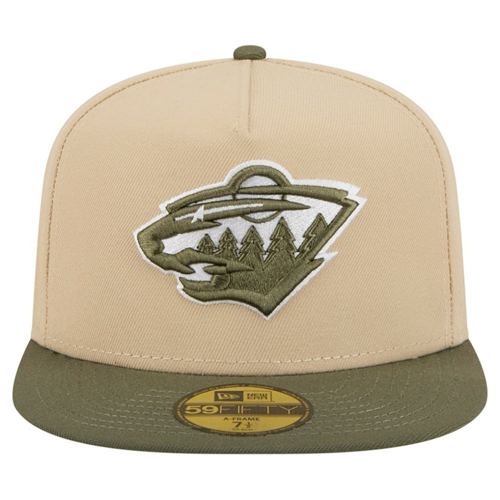 Minnesota Wild New Era Color Pack Two-Tone 59FIFTY A-Frame Fitted Hat Outlet