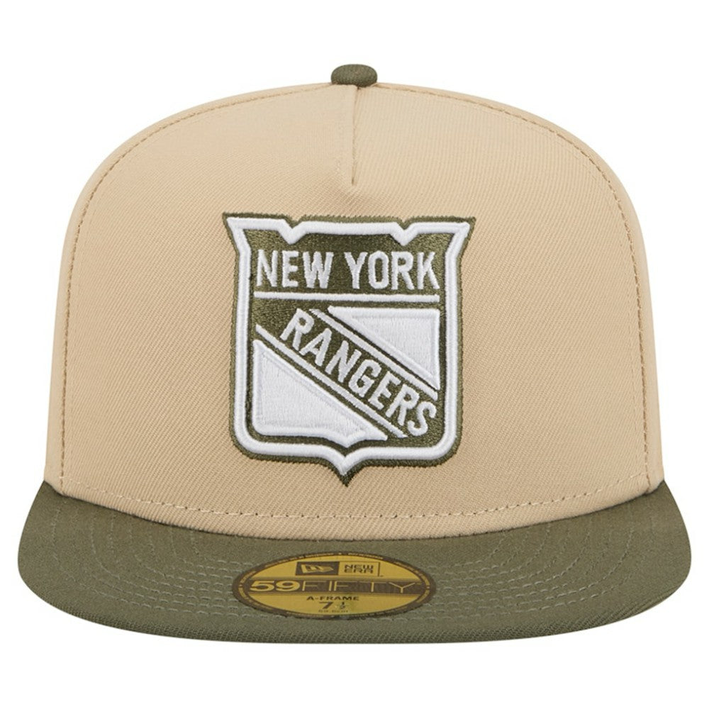 New York Rangers New Era Color Pack Two-Tone 59FIFTY A-Frame Fitted Hat Sale