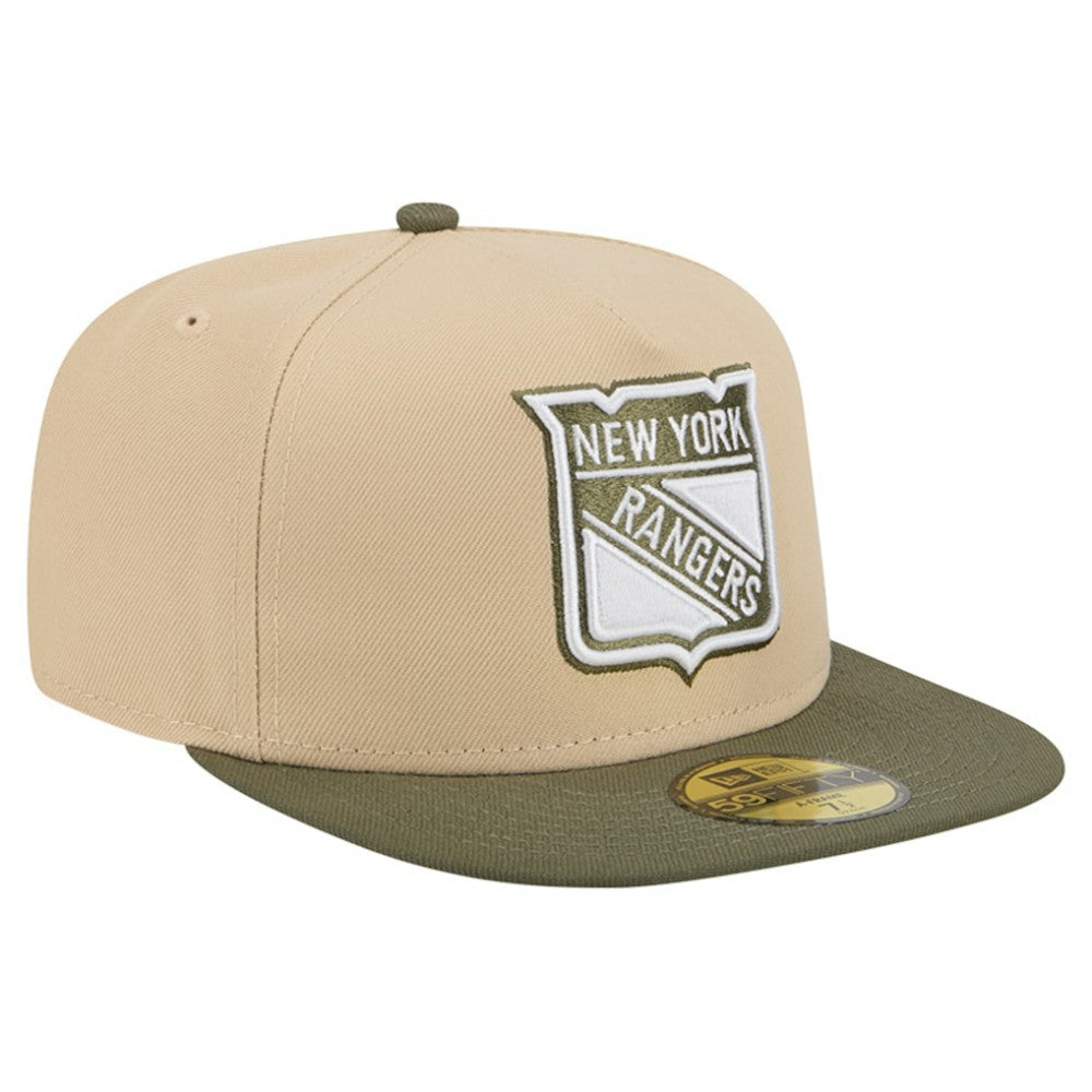 New York Rangers New Era Color Pack Two-Tone 59FIFTY A-Frame Fitted Hat Sale