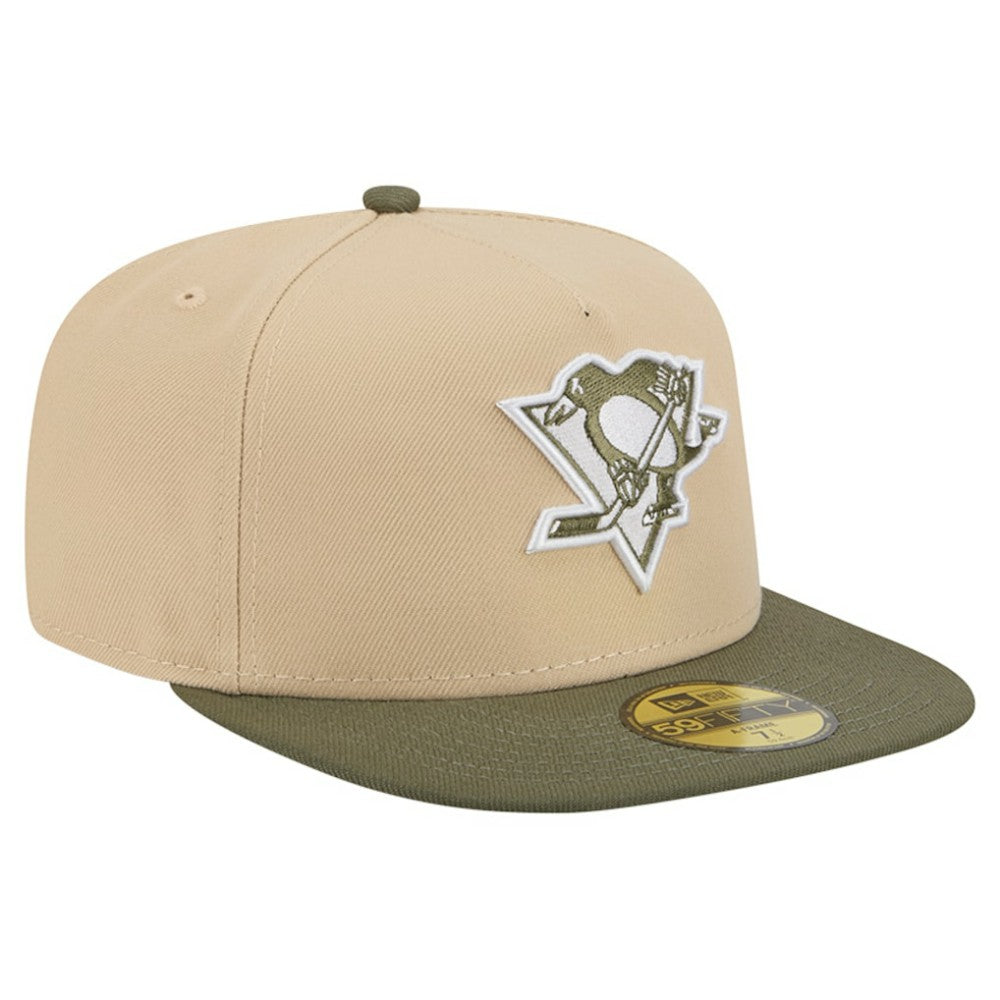 Pittsburgh Penguins New Era Color Pack Two-Tone 59FIFTY A-Frame Fitted Hat On Sale
