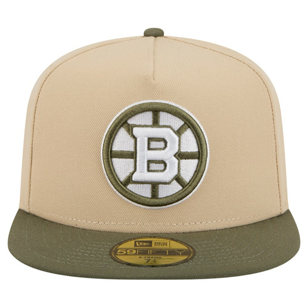 Boston Bruins New Era Color Pack Two-Tone 59FIFTY A-Frame Fitted Hat Sale