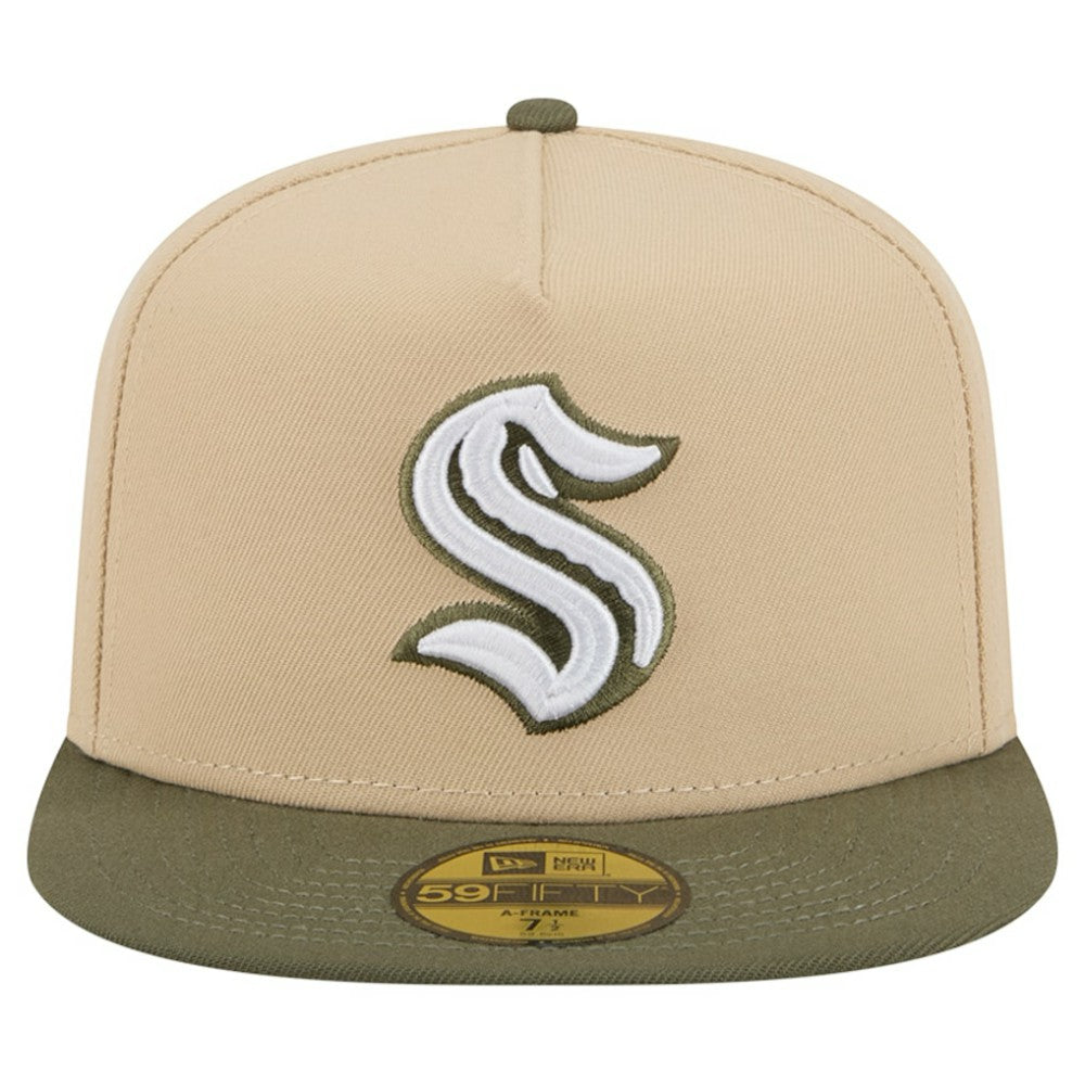 Seattle Kraken New Era Color Pack Two-Tone 59FIFTY A-Frame Fitted Hat Outlet