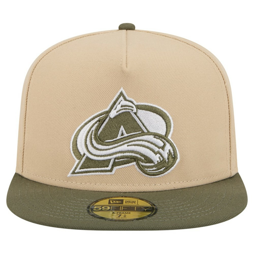 Colorado Avalanche New Era Color Pack Two-Tone 59FIFTY A-Frame Fitted Hat On Sale