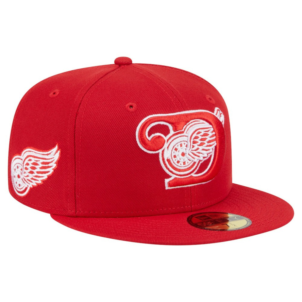 Detroit Red Wings New Era Deceptor 59FIFTY Fitted Hat Sale