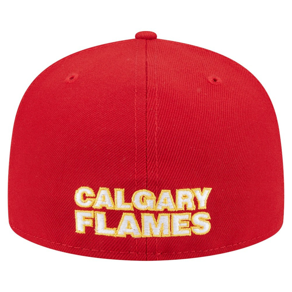 Calgary Flames New Era Deceptor 59FIFTY Fitted Hat Sale