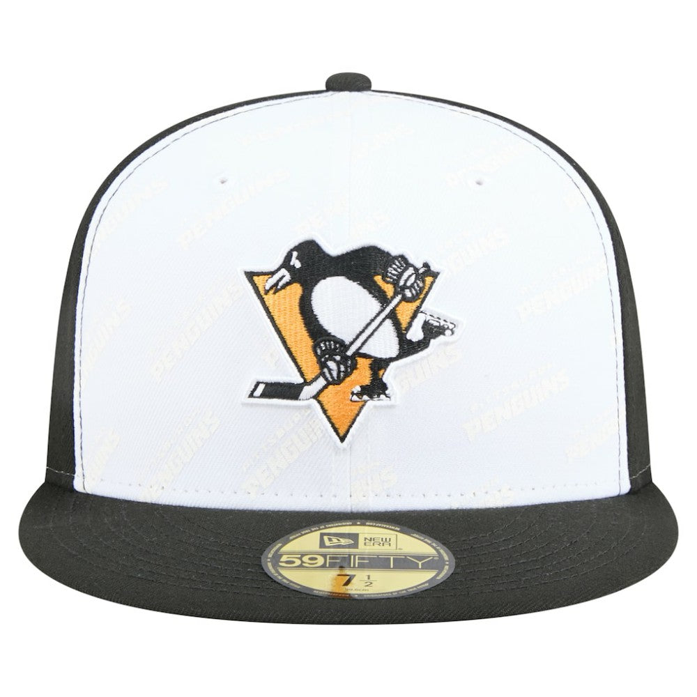 Pittsburgh Penguins New Era Repeat Two-Tone 59FIFTY Fitted Hat On Sale